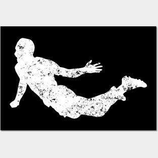 Vintage Van Persie Flying Header Posters and Art
